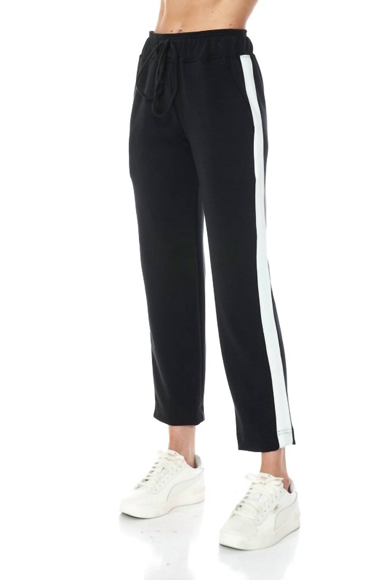 ariella Straight Leg Scuba Pant in black - women's jeans - view 5