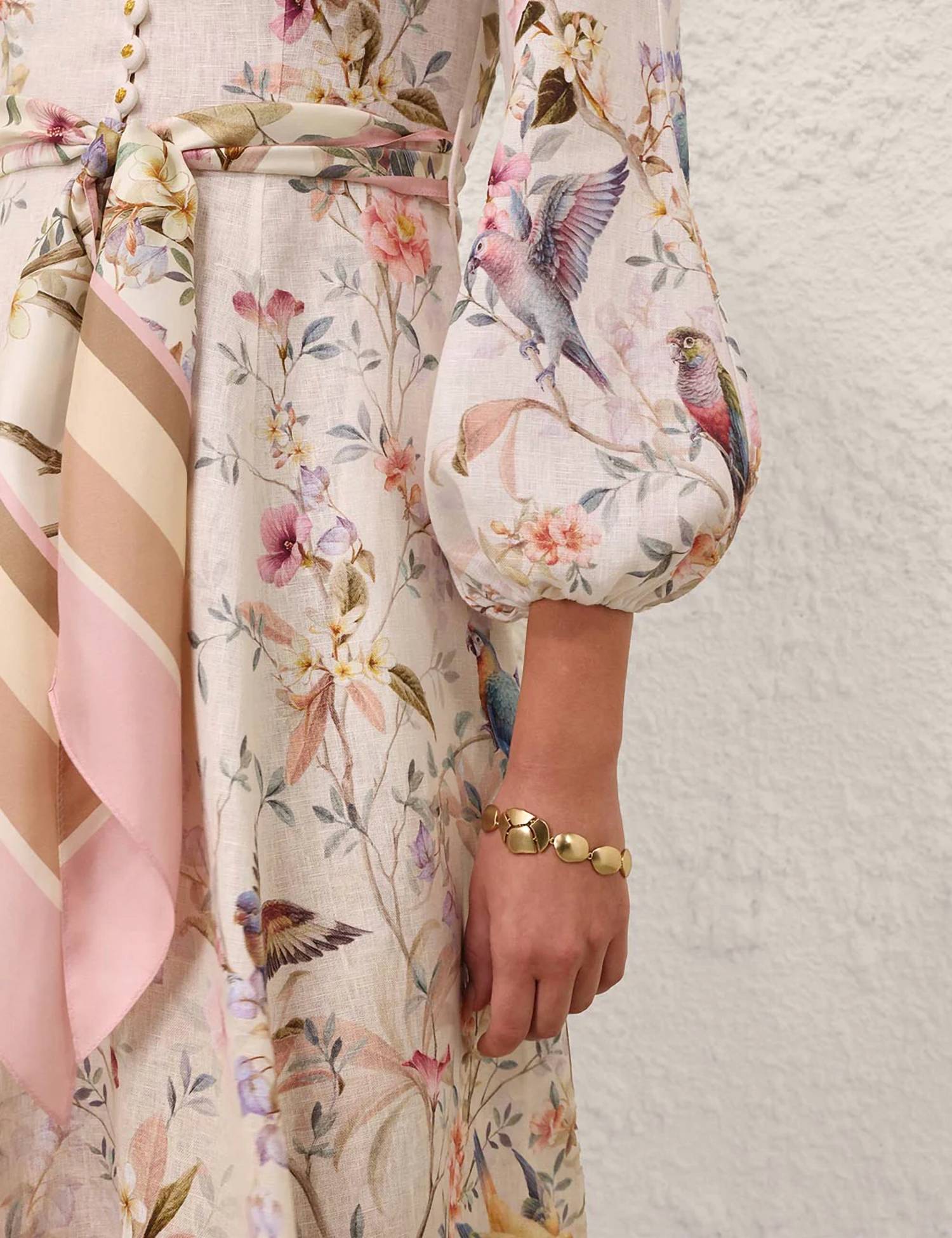 Zimmermann - Rebellion Button Midi Dress