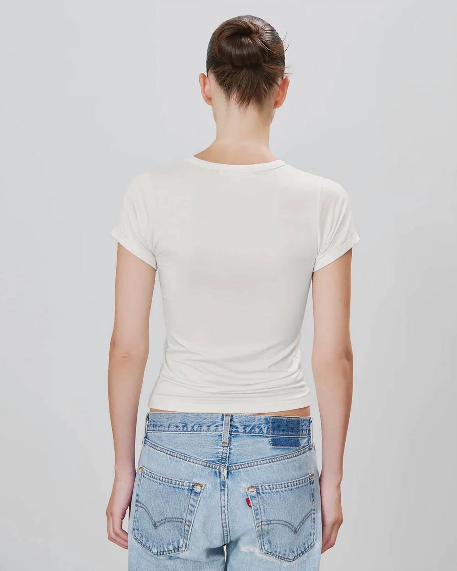 Eterne - Fitted Crewneck Short Sleeve T-shirt