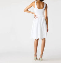STEVE MADDEN Julian Dress in white - women's dress - alternate view