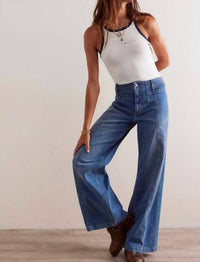 Free People - Libre Wide Leg Jeans