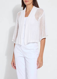 Lysse - Elera Linen Mesh Cardigan