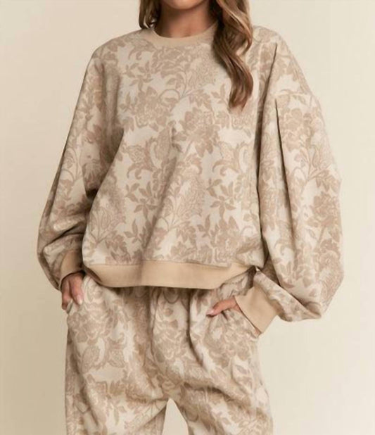 J.Nna - Fran Floral Sweater