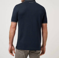 TravisMathew Happier Hour Polo in total eclipse - men's shirt - alternate view