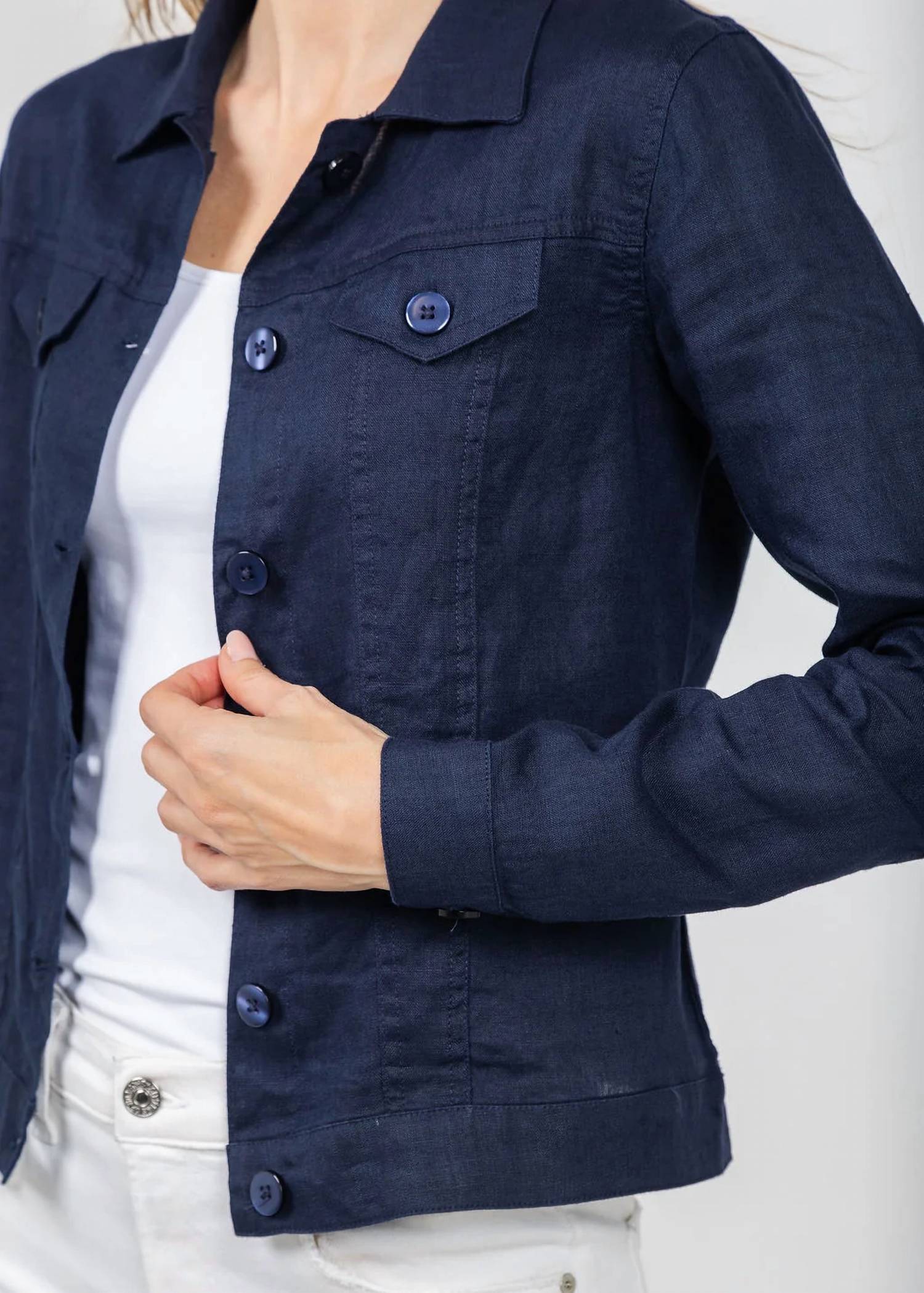 Pure Amici - Lumila Linen Jacket