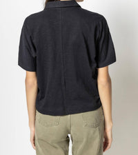 Lilla P - Short Sleeve Dolman Polo Tee