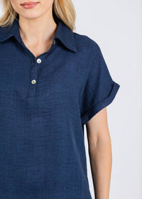 Nally & Millie - Ariel Short Cuffed Sleeves Polo