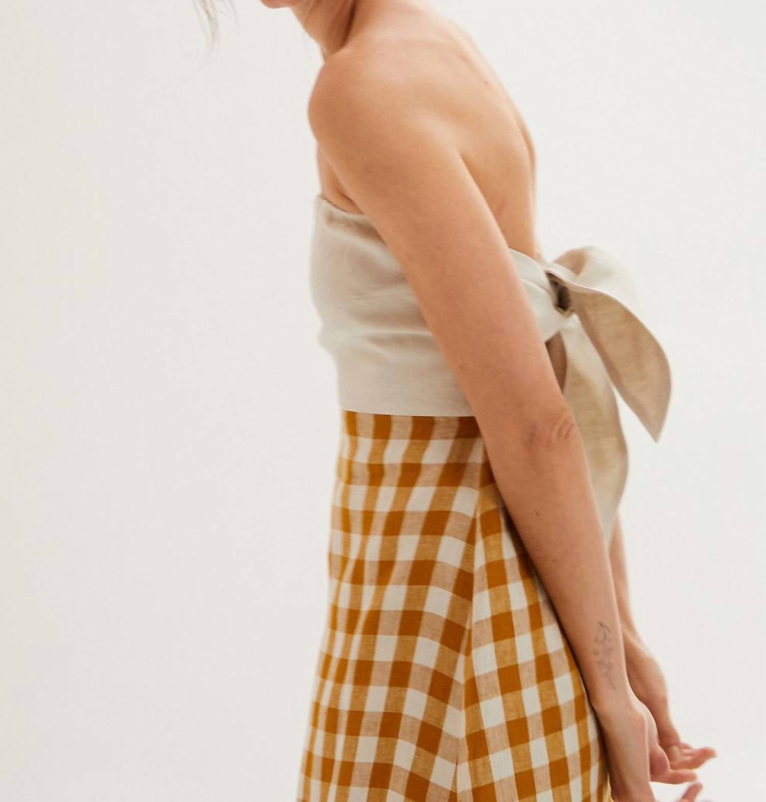 Casa Raki - Penelope Strapless Midi Dress