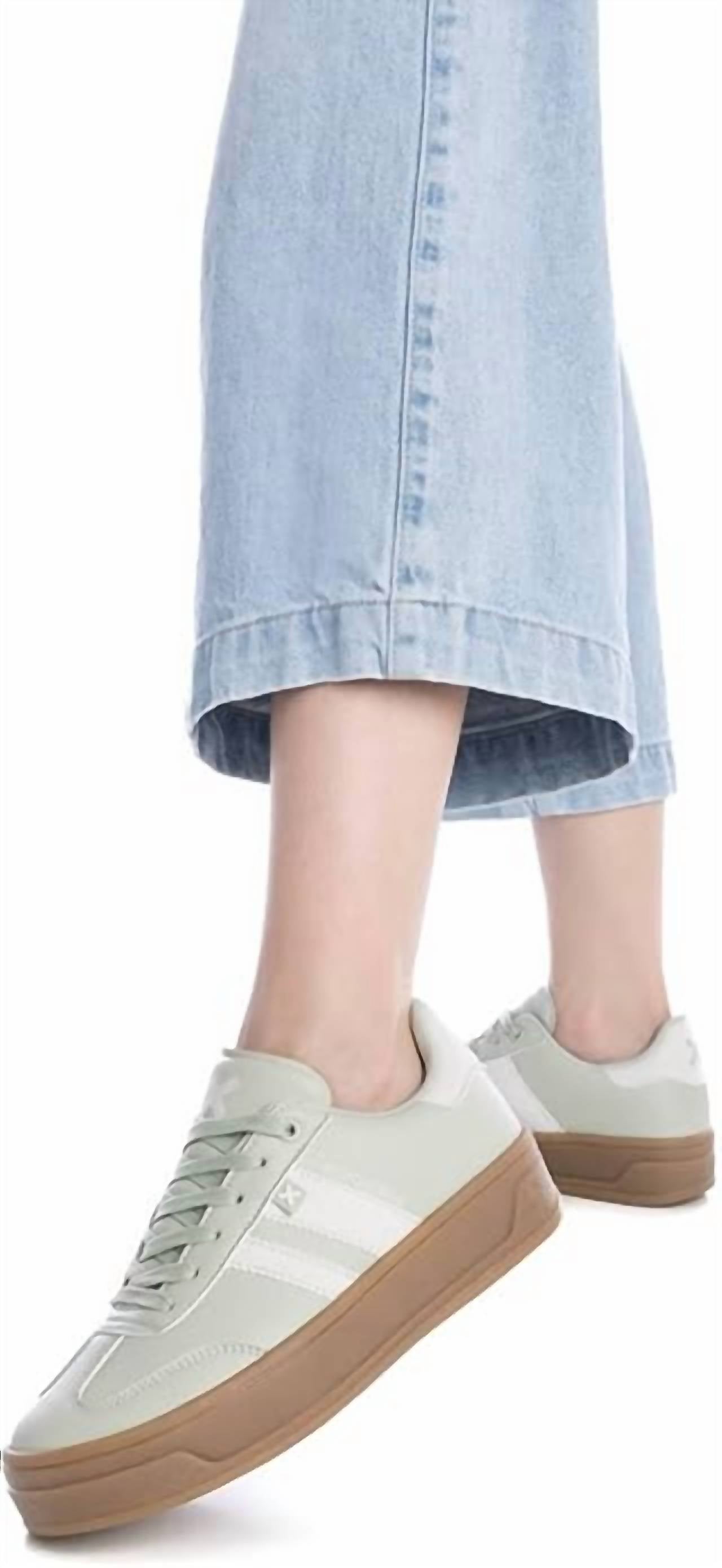 Xti Women's Lace Up Sneakers in aqua - women's sneaker - view 5