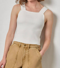 Lilla P - Wide Strap Knit Tank Top