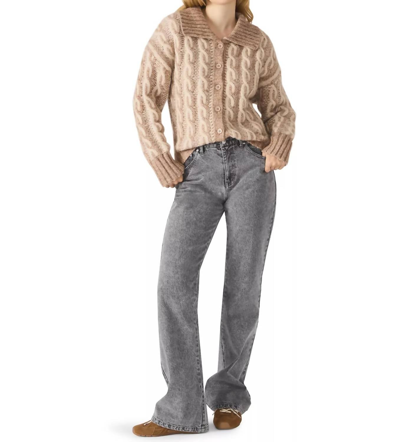 Steve Madden - Michaella Cable Cardigan
