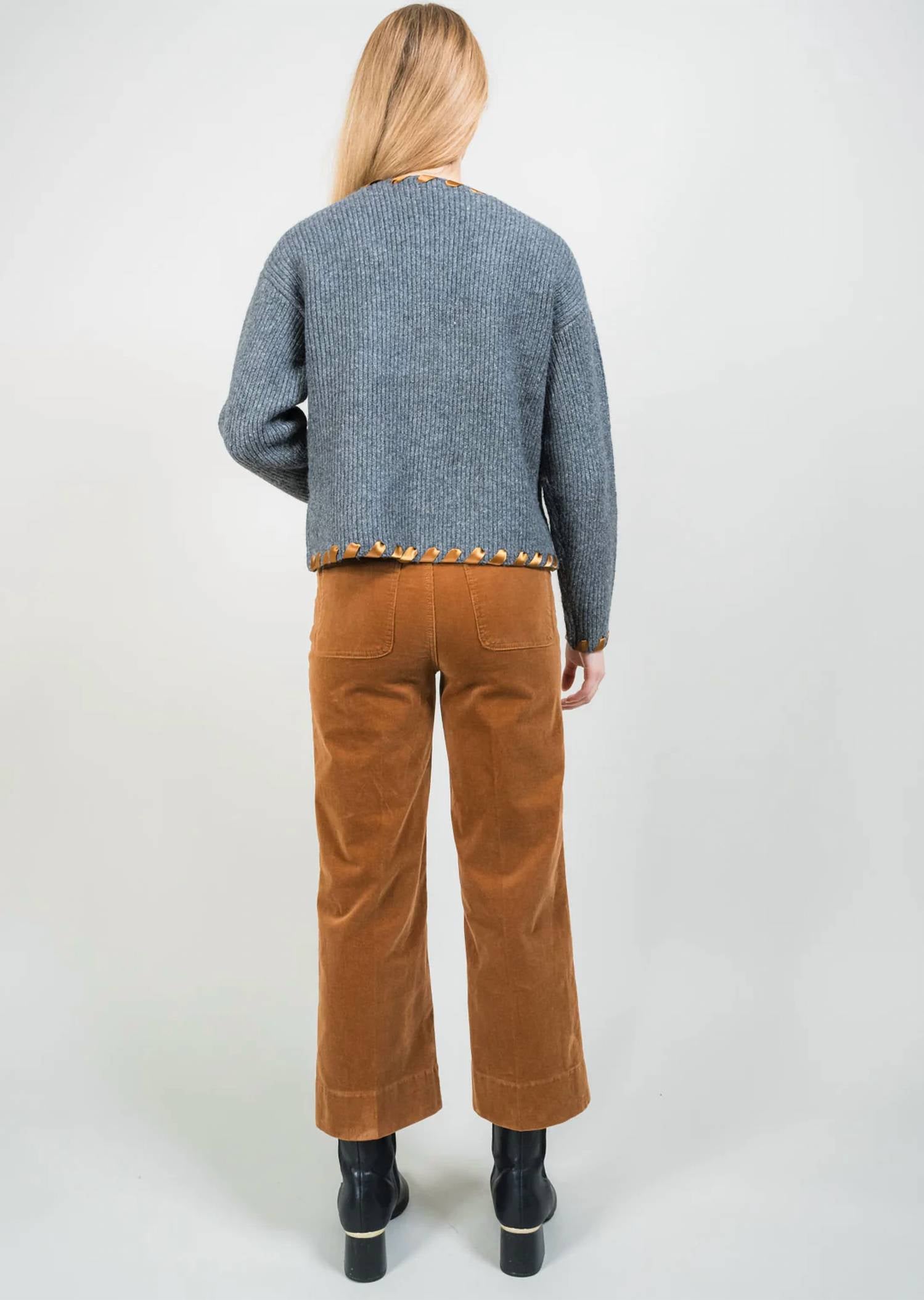 Lisette - Charlene Corduroy 26" Wide Crop Pant