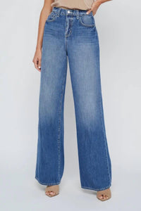 L'Agence Alicent High Rise Sneaker Flare Jeans in brentwood - women's jeans