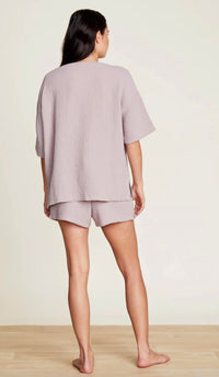 Barefoot Dreams - Malibu Collection Sun Soaked Crinkle Cotton Tee & Short Set