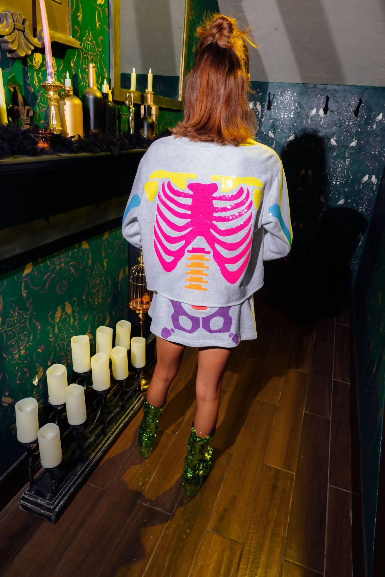 Queen Of Sparkles - Skeleton Skort