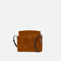 WANDLER Women's Penelope Slouch Mini Bag in cognac suede - women's bag - view 4