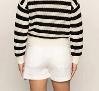 Sanctuary - Open Knit Bomber Jacket