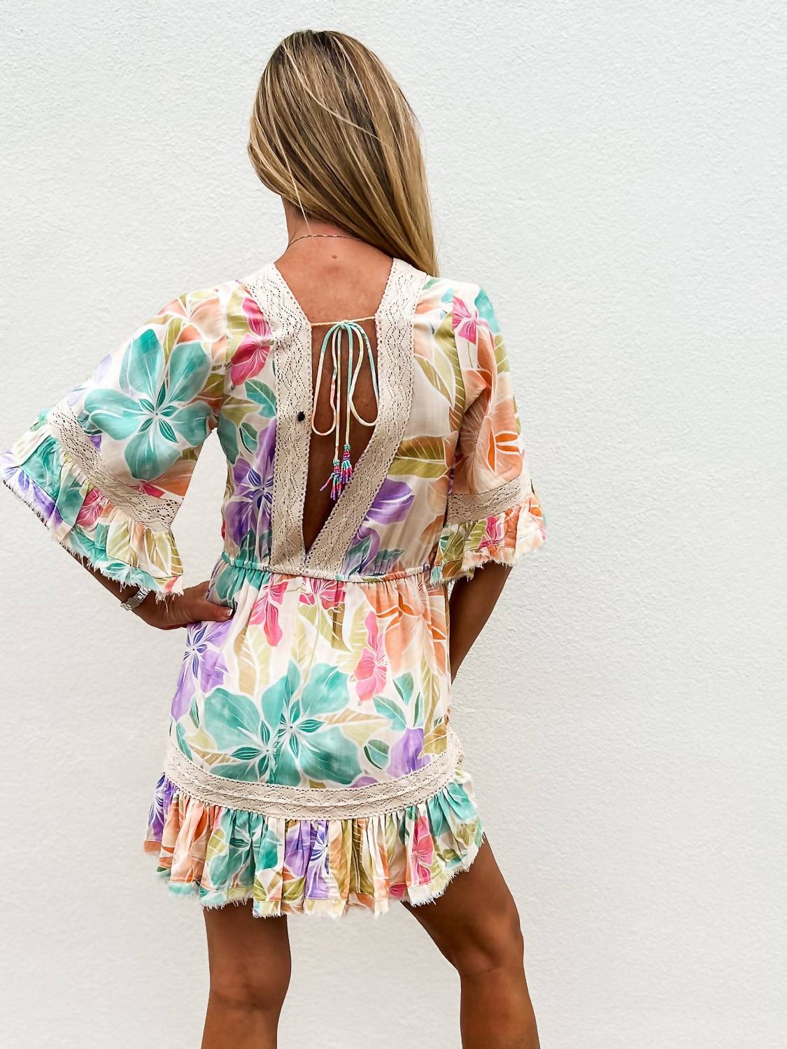 Z&L Europe - Glowing Bloom Mini Dress