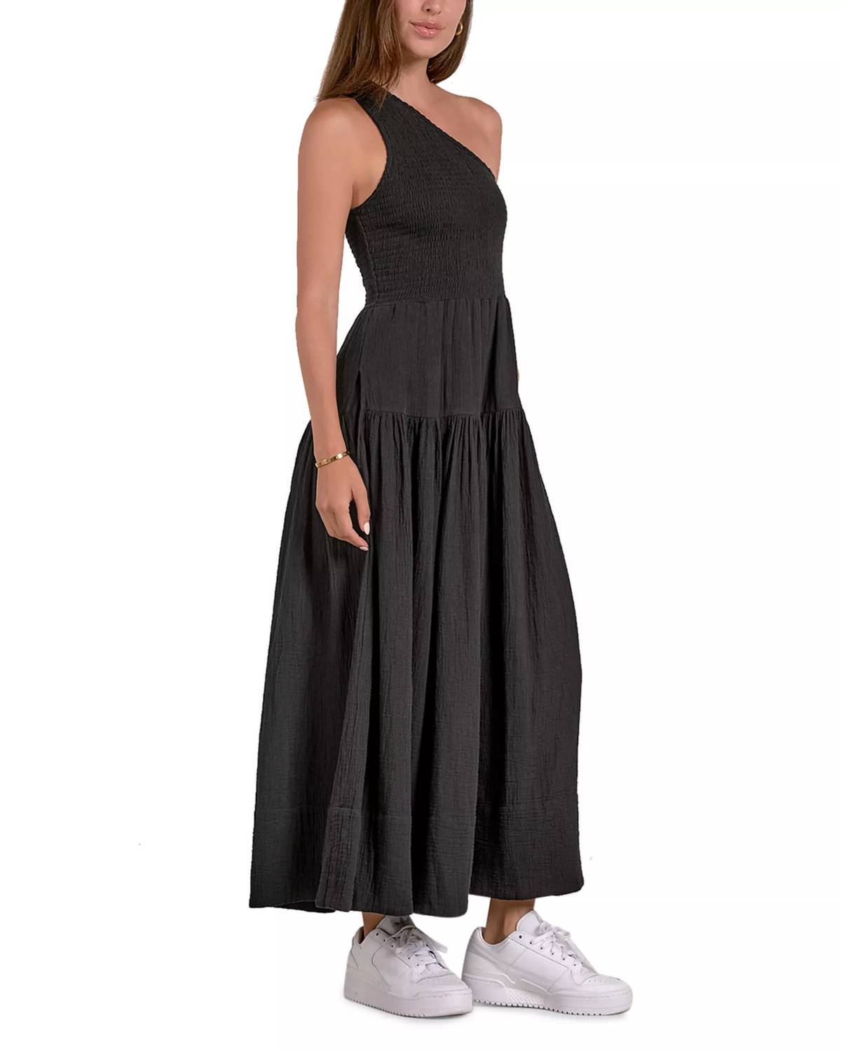 Elan - One Shoulder Maxi Dress
