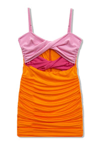 Katie J Nyc - Women's Ariana Double Twist Front Ruched Dress