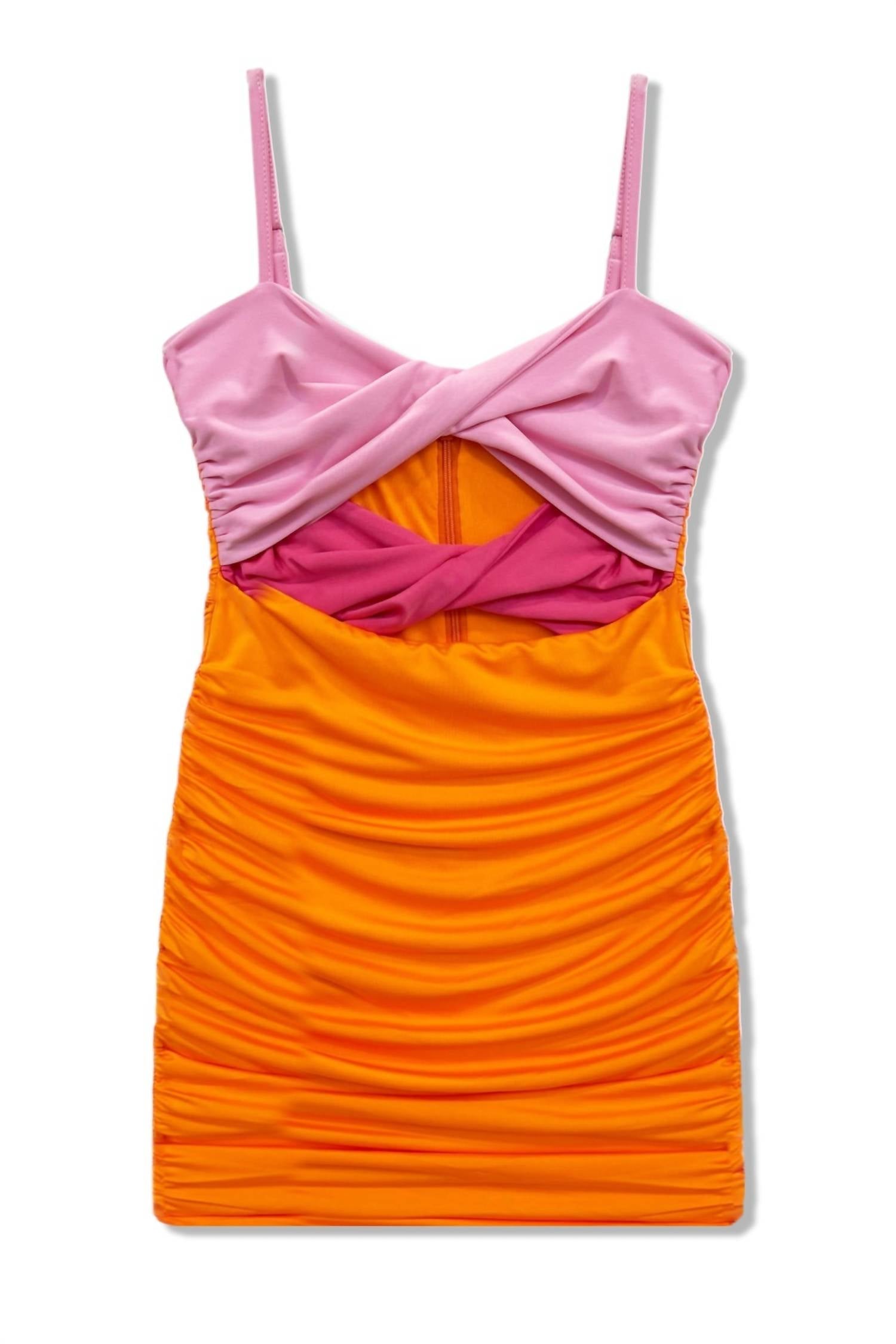 Katie J Nyc - Women's Ariana Double Twist Front Ruched Dress