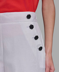 Karl Lagerfeld - Linen-blend Wide-leg Sailor Pants