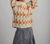 The Endery - Anni Grid Plaited Tee