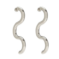 Lady Grey - Women's Serpentine Earrings