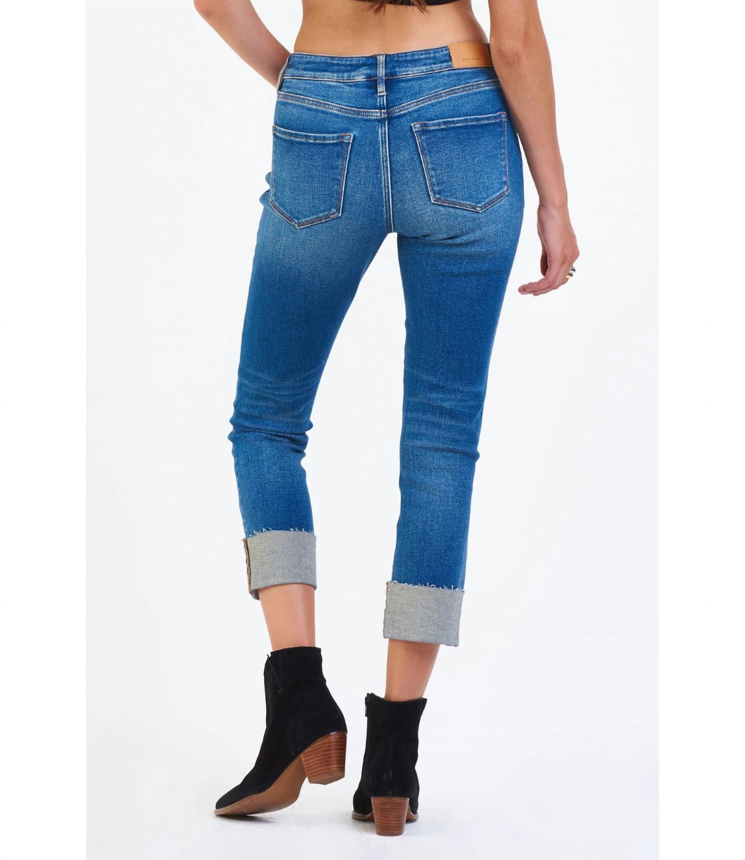 Dear John Denim - Blaire Cuffed High Waist Jeans