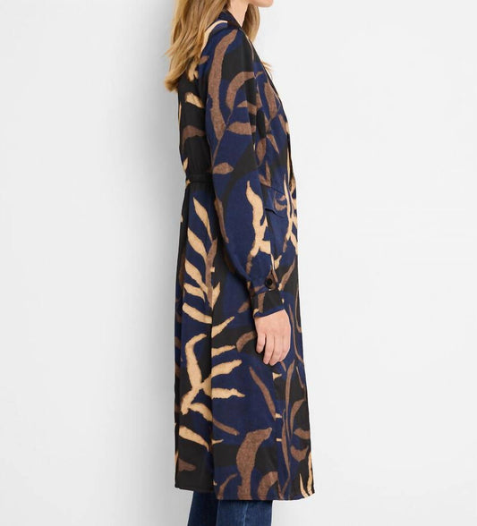 Nic + Zoe - Midnight Fern Trench Jacket