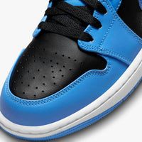 Air Jordan Men's 1 Mid Shoes in black blue - men's sneaker - view 6
