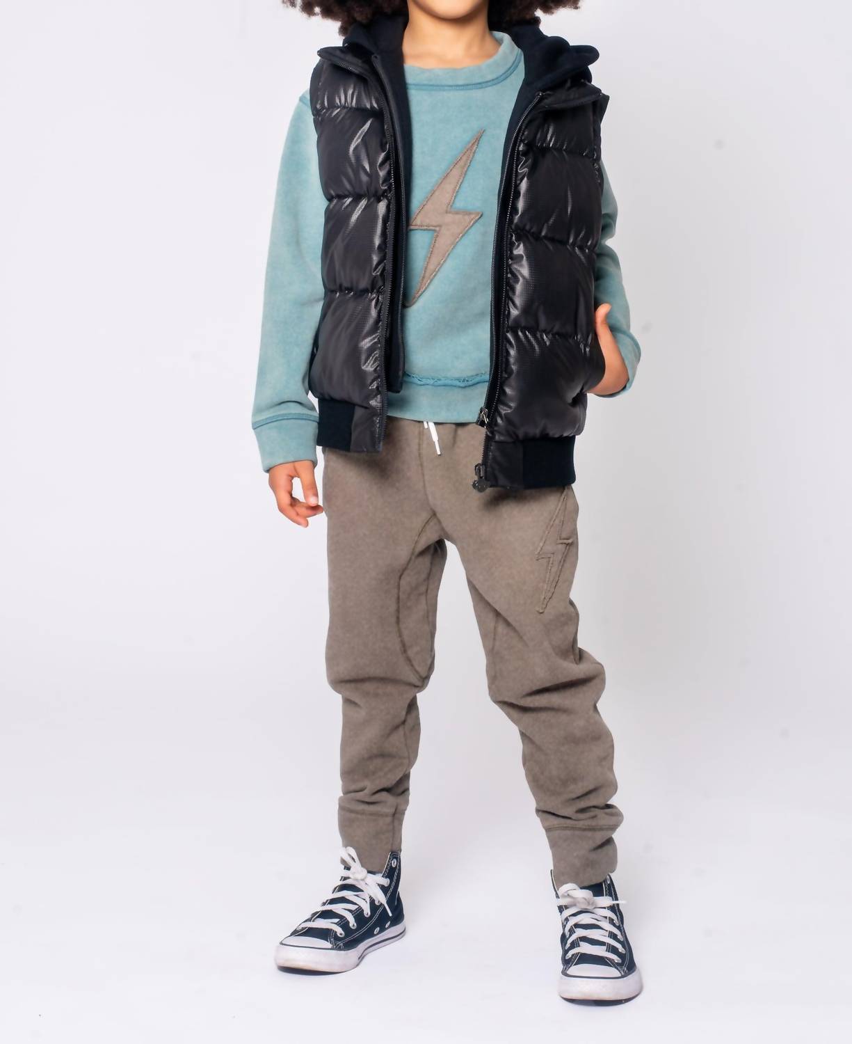 Appaman Lightening Highland Sweatshirt in hydro - kids' shirt