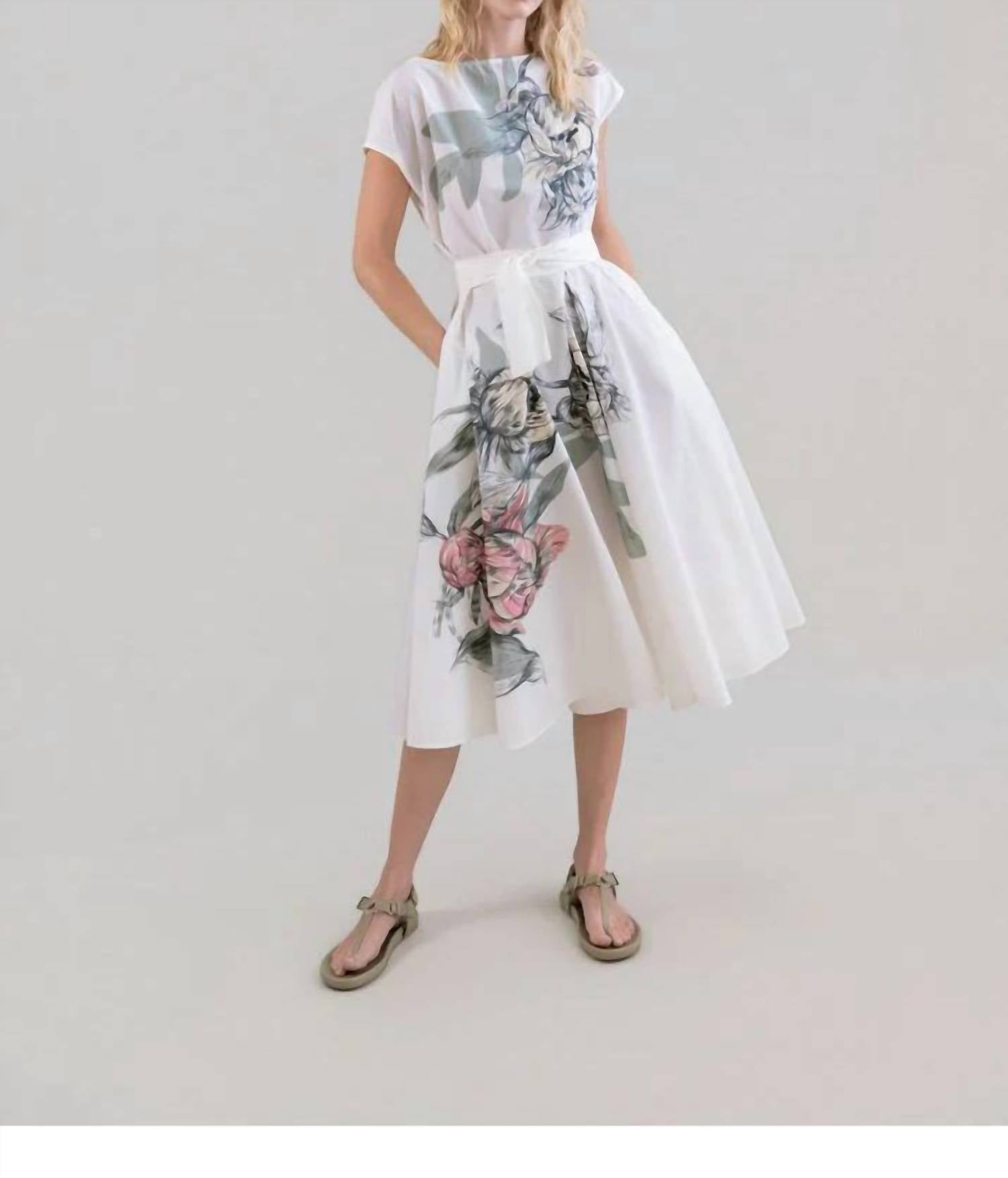 Psophia - Muted Peony Study Dress