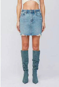 Hidden - Peyton Denim Mini Skirt
