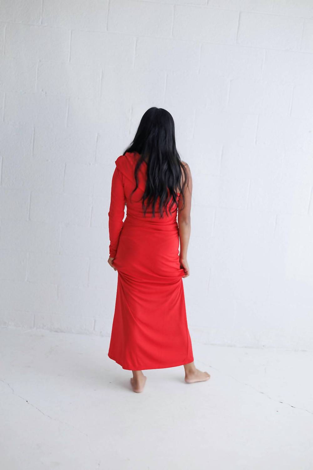 STEVE MADDEN One Shoulder York Dress - women's dress - detail view