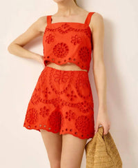Marie Oliver - Payton Eyelet Top