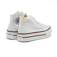 Victoria - Girl's Tribu Canvas High-top Platform Trainers Sneakers