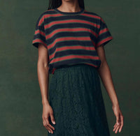 The Great. - Bridle Boxy Crewneck Top