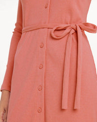 Splendid - Dyed Rib Button Front Dress