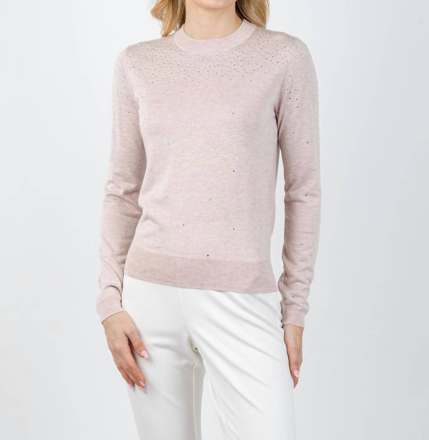 Kinross - Lightweight Crystal Crew Sweater
