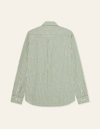 Les Deux - Stripe Cotton Linen Shirt