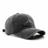 Accity - Women's Vintage Washed Distressed Mountain Embroidery Cap