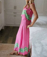 Briton Court - Summer Lattice Boxy Top