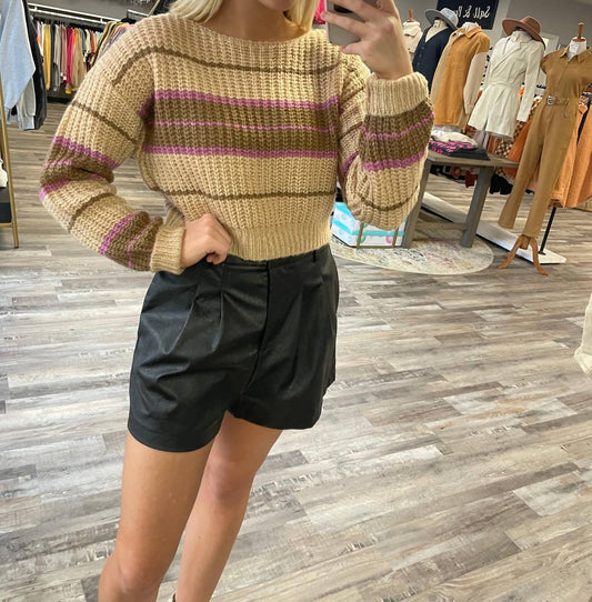 Knit Multi Stripe Sweater