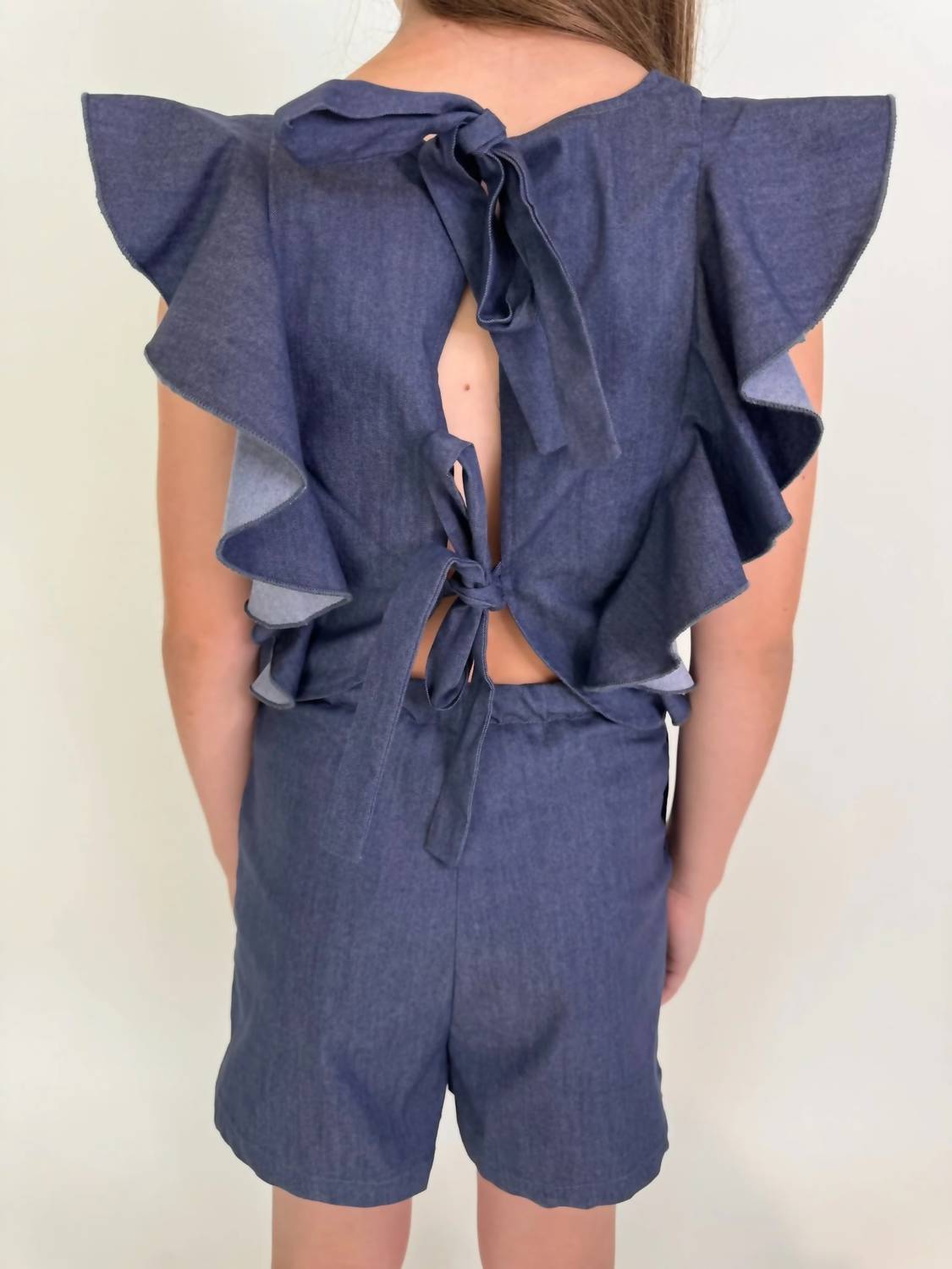 Little Olin - Girls' Cut Out Romper