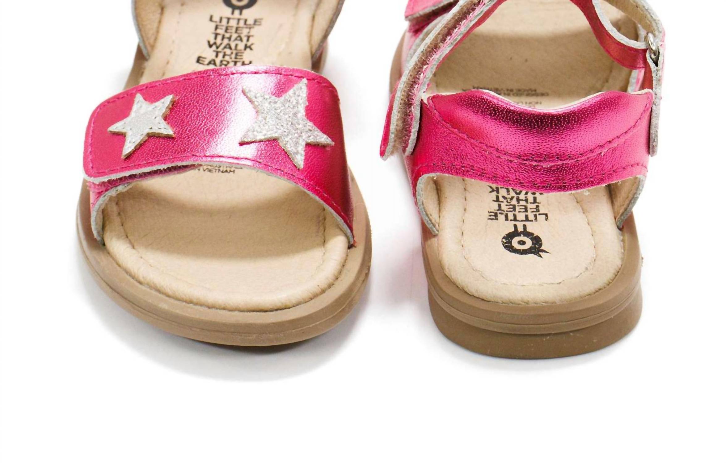 Oldsoles - Toddler's Dazzle Adjustable Leather Sandals