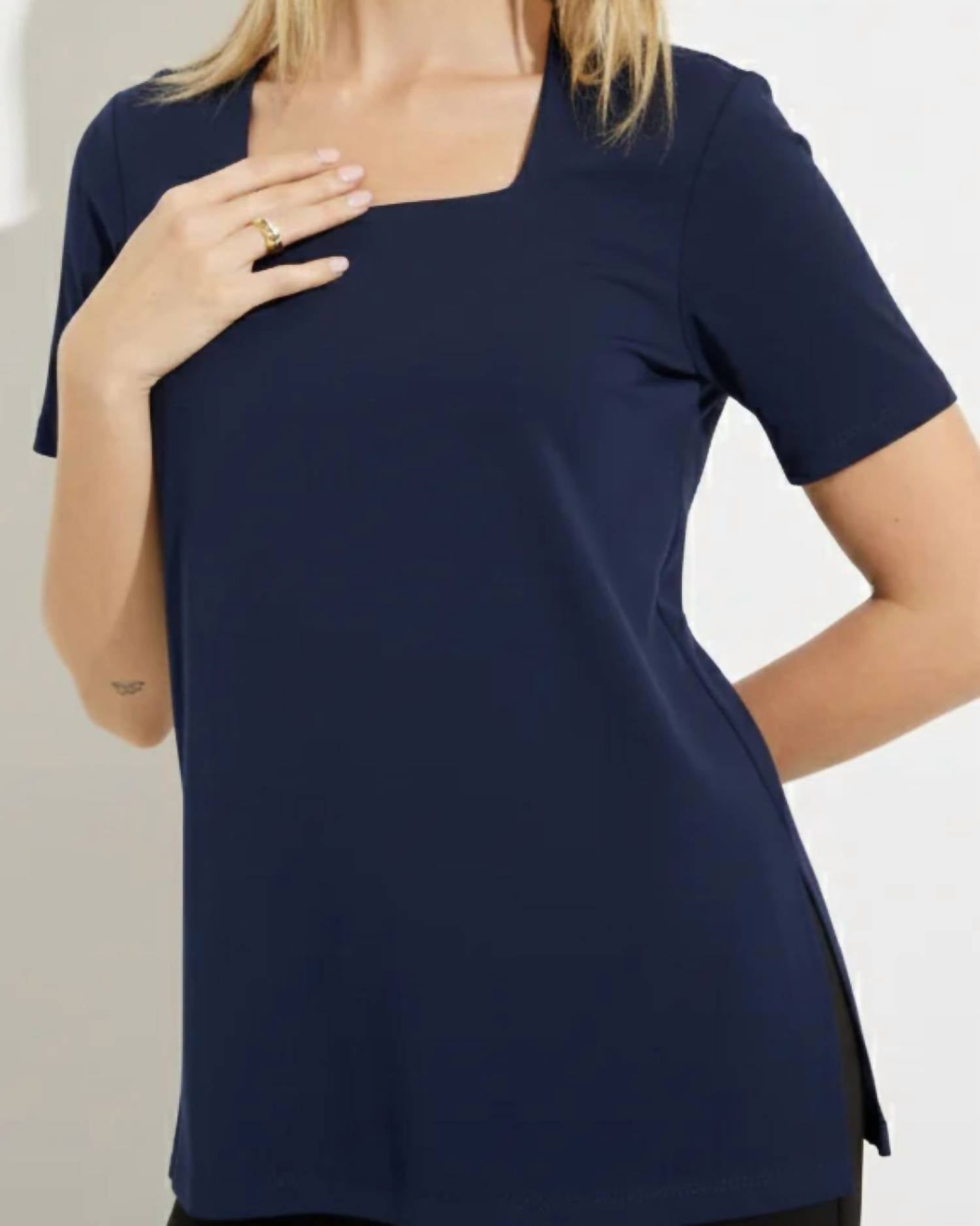 Joseph Ribkoff - Double Layer Square Neck Top