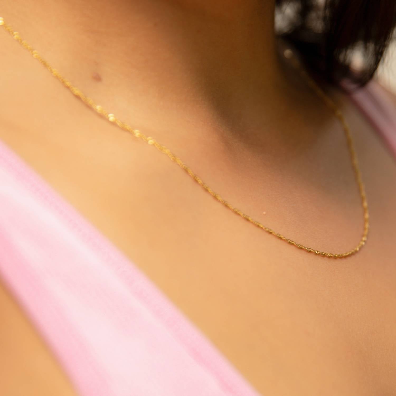 Starlette - Women's Classic Gold Chain Necklace