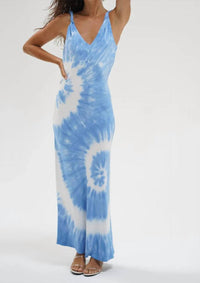 Lna - Sicily Tie Dye Slip Maxi Dress