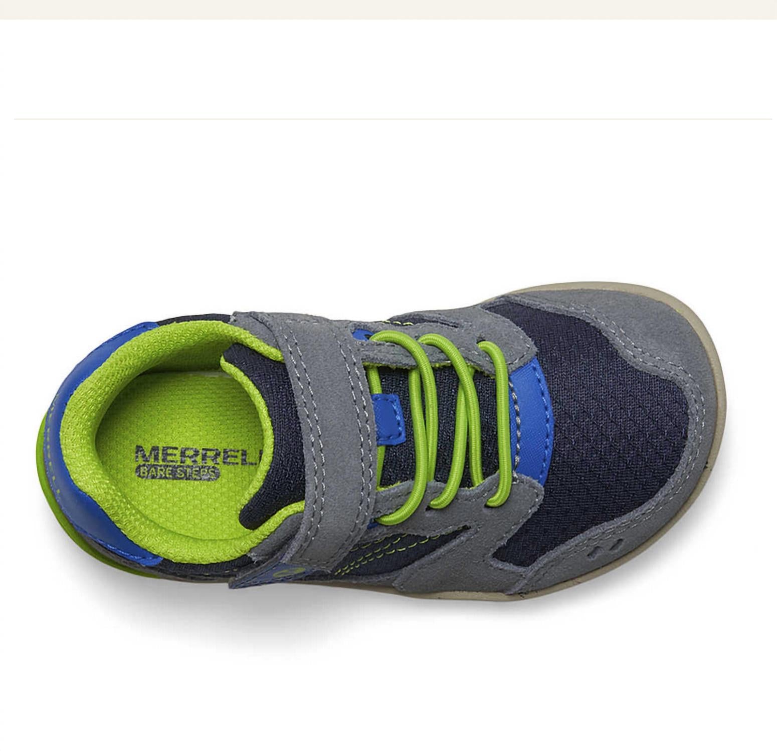 MERRELL Infant-Toddler Baresteps A83 Sneaker in navy green - kids' sneaker - view 4